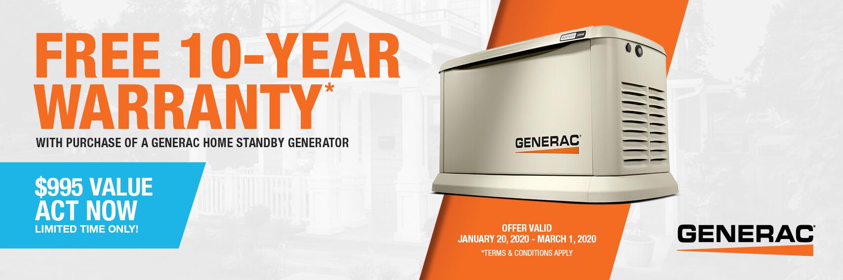 Homestandby Generator Deal | Warranty Offer | Generac Dealer | Knightstown, IN